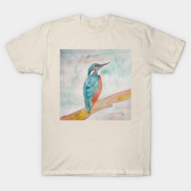 Kingfisher T-Shirt by penandstrings